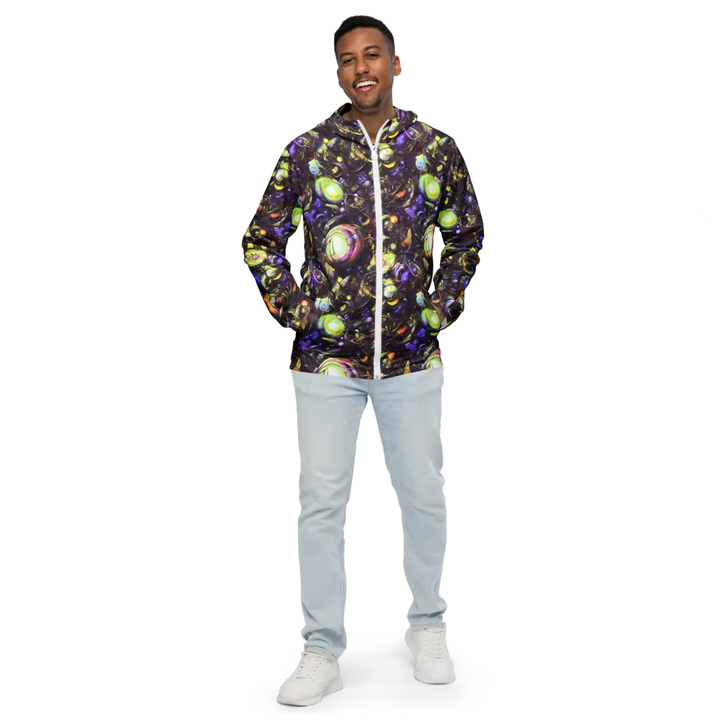 Midnight Nectar on Men's Windbreaker — Front