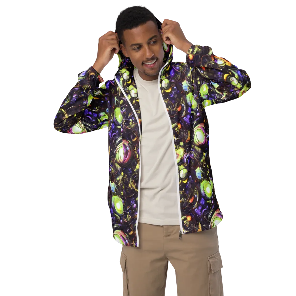 Midnight Nectar on Men's Windbreaker — Front