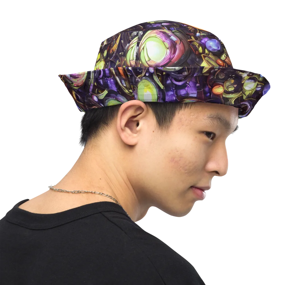 Midnight Nectar on Reversible Bucket Hat — Right Outside