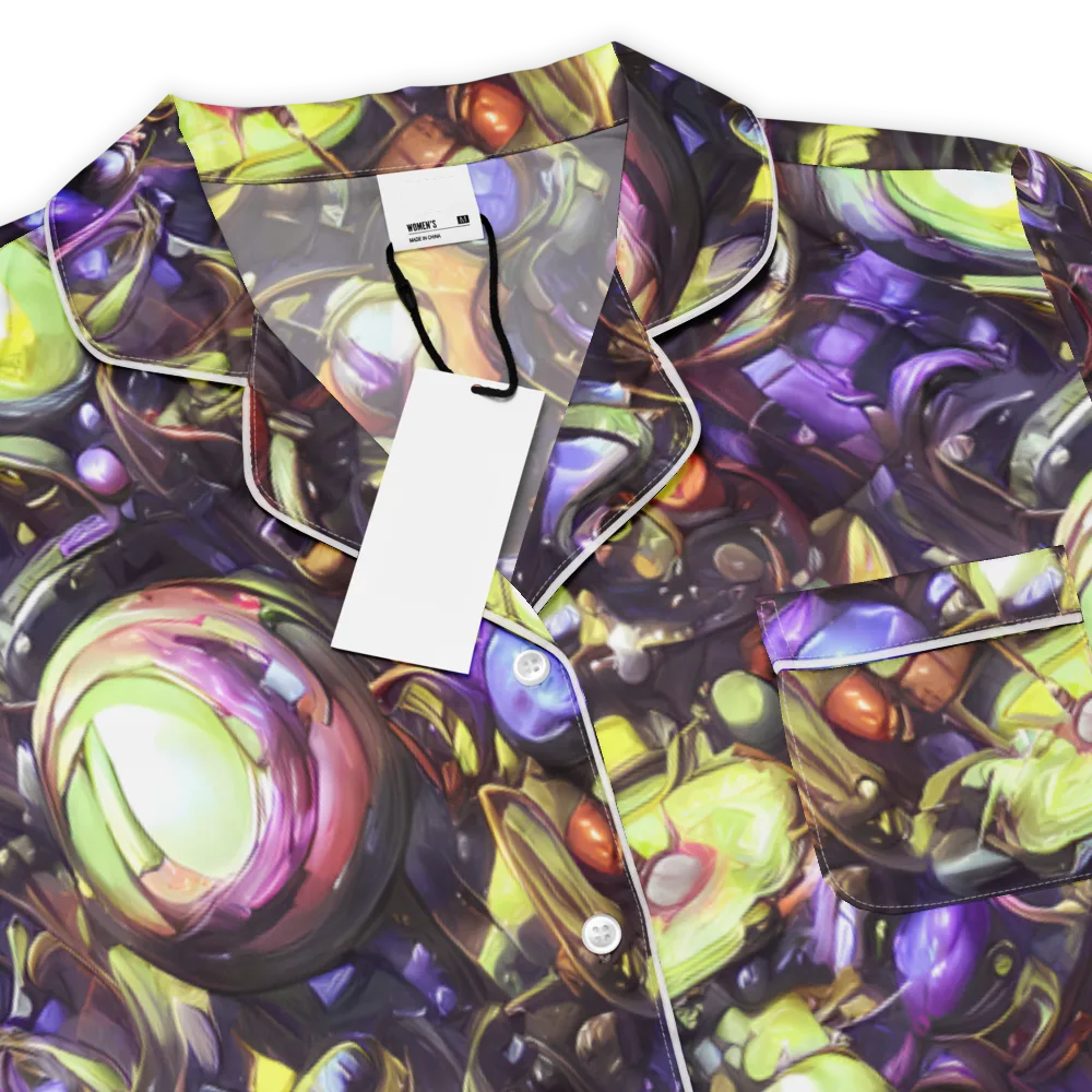 Midnight Nectar on Women's Short Sleeve Pajama Top — Product details