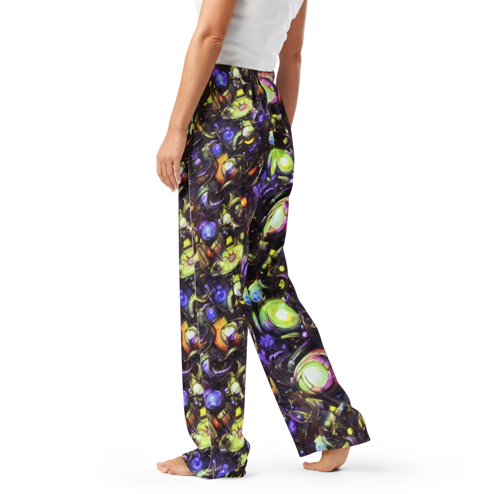 Midnight Nectar on Women's Pajama Pants — Left