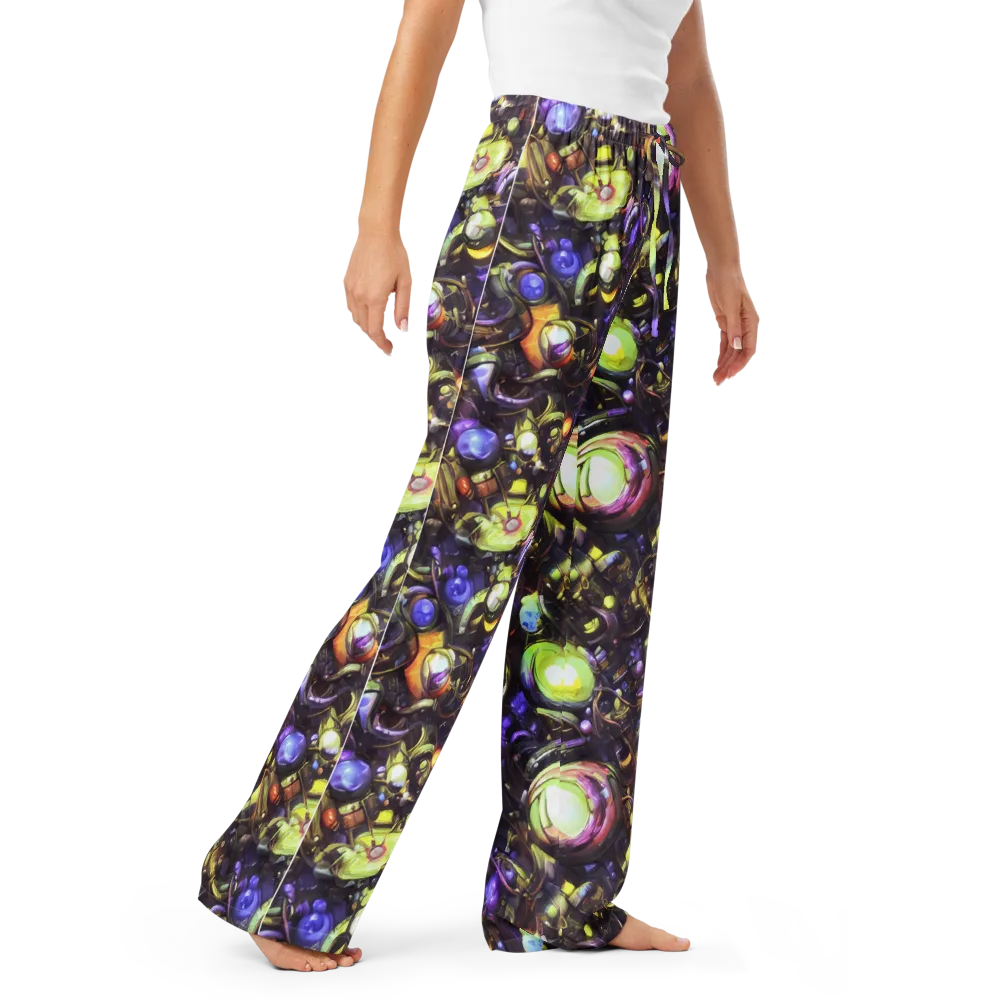 Midnight Nectar on Women's Pajama Pants — Right Front
