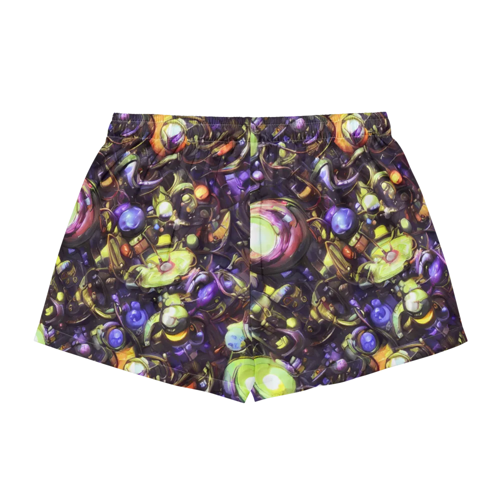 Midnight Nectar on Women's Pajama Shorts — Back