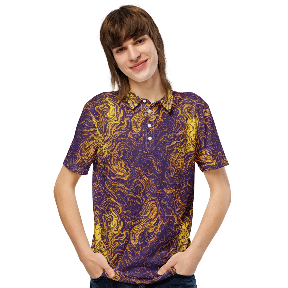 Royal Melt on Men's Slim Fit Polo Shirt — Front