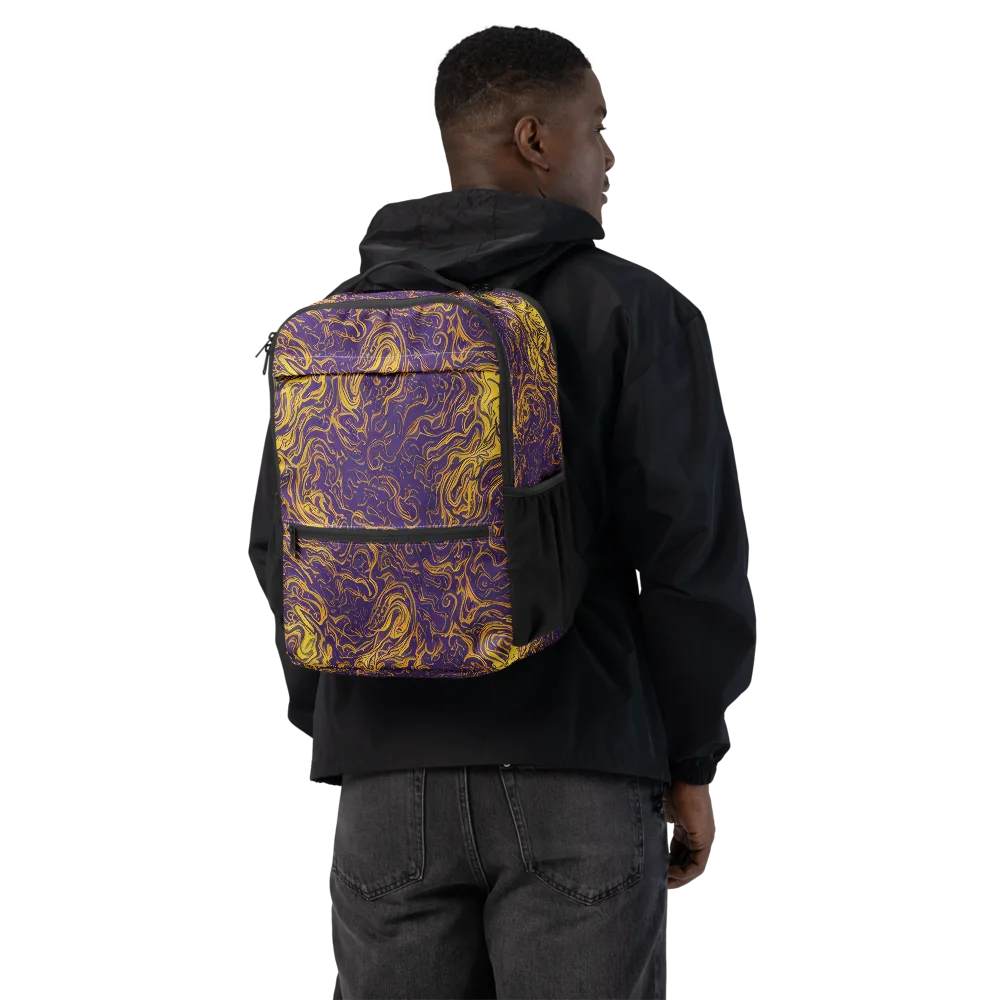 Royal Melt on Utility Backpack — Back