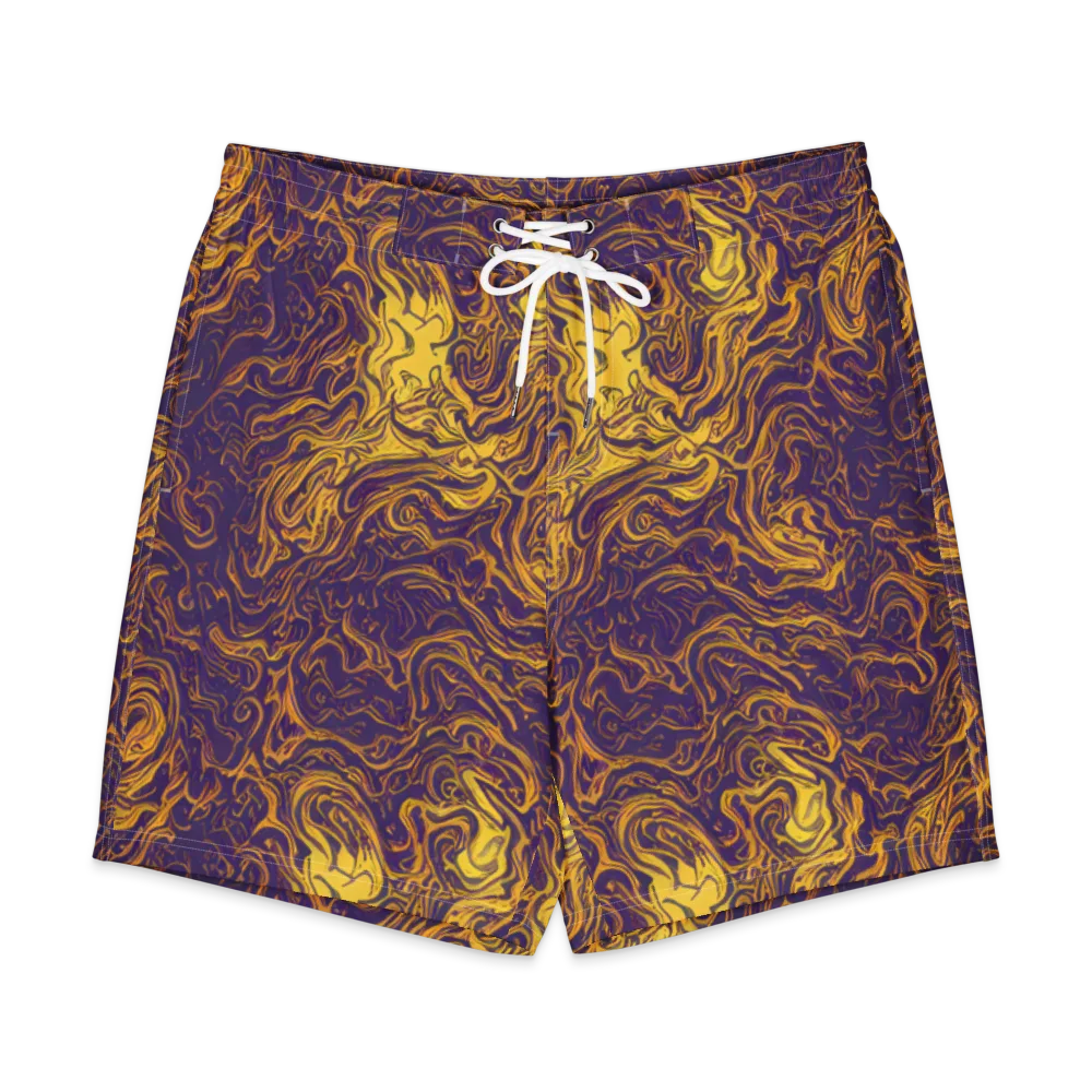 Royal Melt on Men's Board Shorts — Front