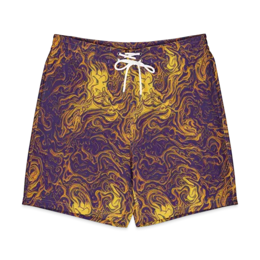 Royal Melt on a Men's Board Shorts