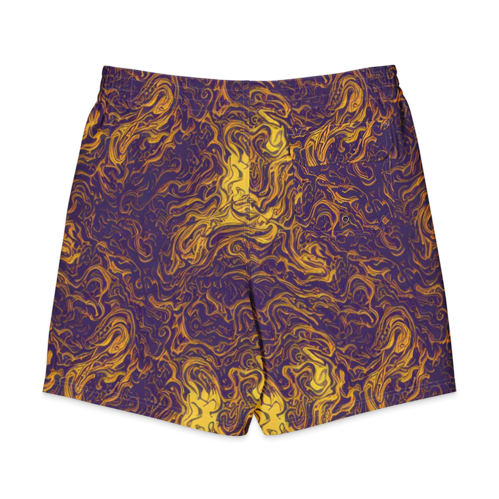 Royal Melt on Men's Board Shorts — Back