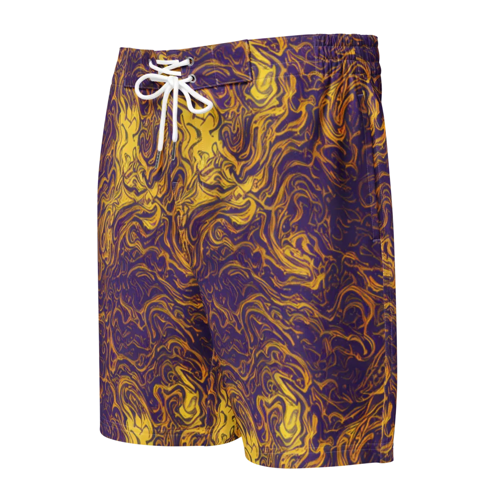 Royal Melt on Men's Board Shorts — Front