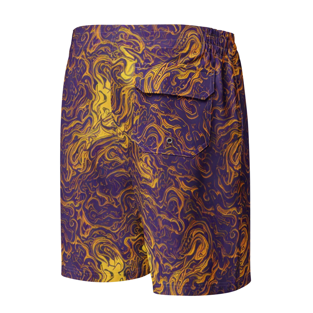 Royal Melt on Men's Board Shorts — Back