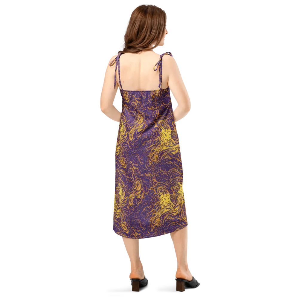 Royal Melt on Slip Dress — Back