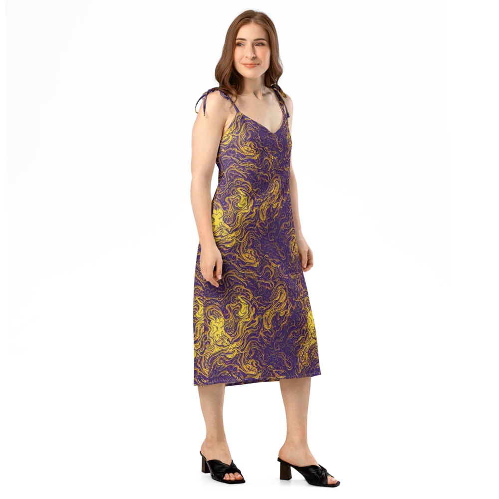 Royal Melt on Slip Dress — Right Front