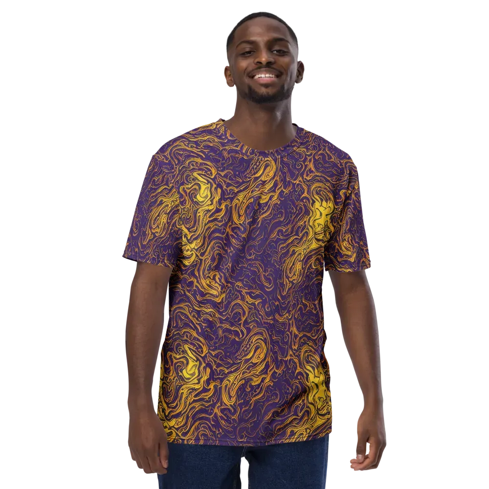 Royal Melt on Men's Crew Neck T-Shirt — Front