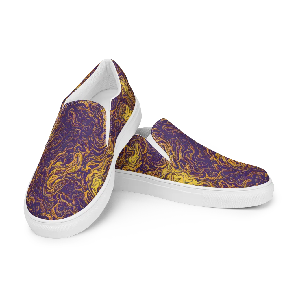 Royal Melt on Men's Slip-On Canvas Shoes — Left Front
