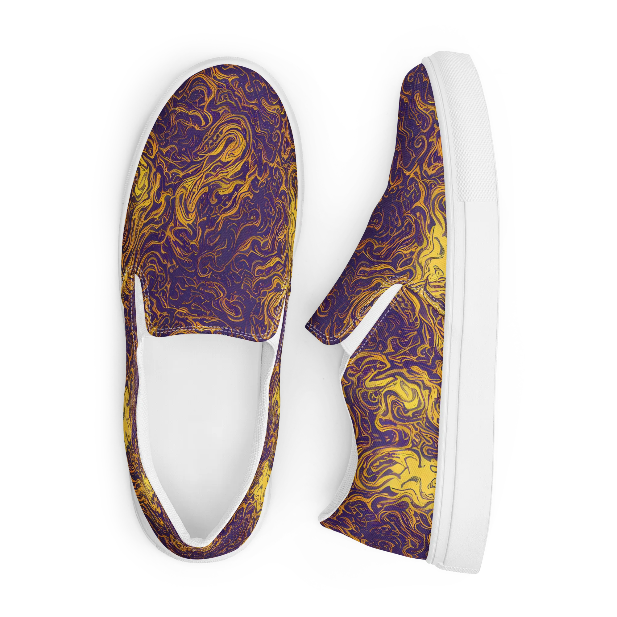 Royal Melt on Men's Slip-On Canvas Shoes — Front