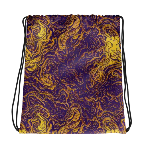 Royal Melt on a Drawstring Bag
