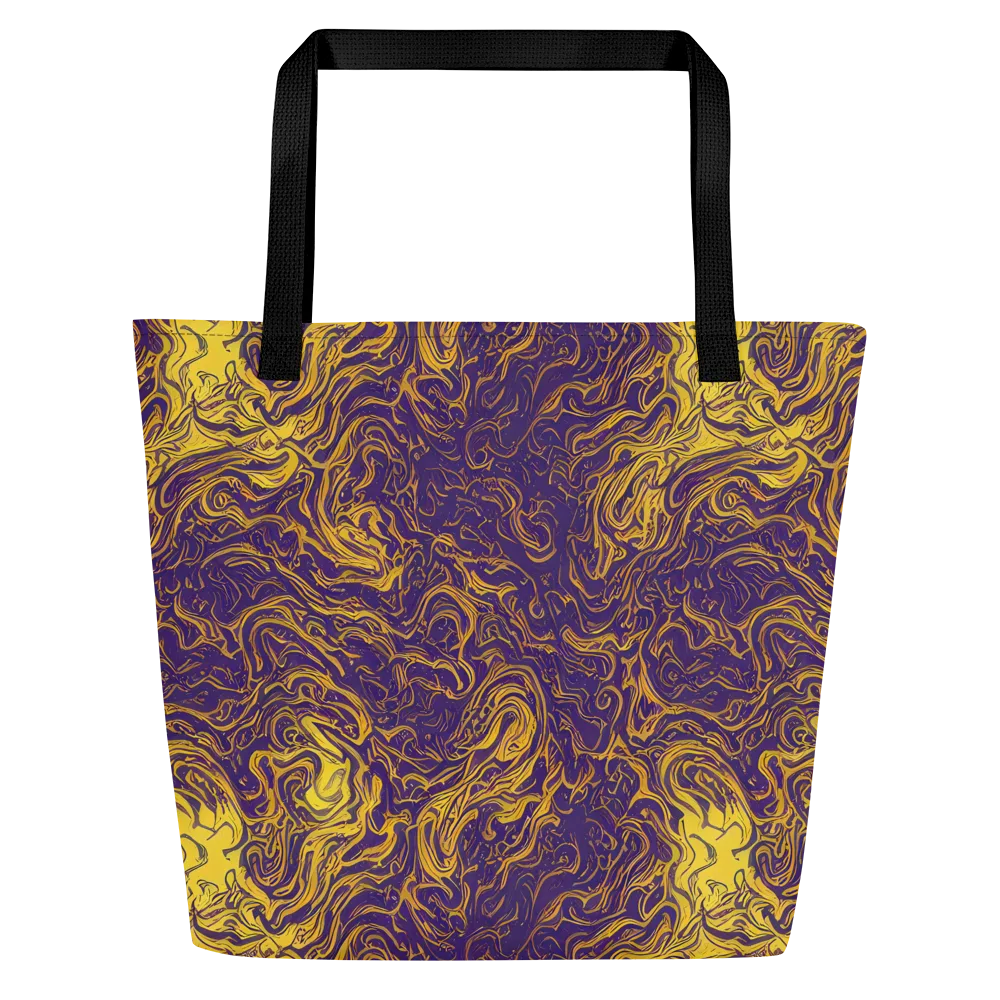 Royal Melt on Large Tote Bag W/ Pocket — Front