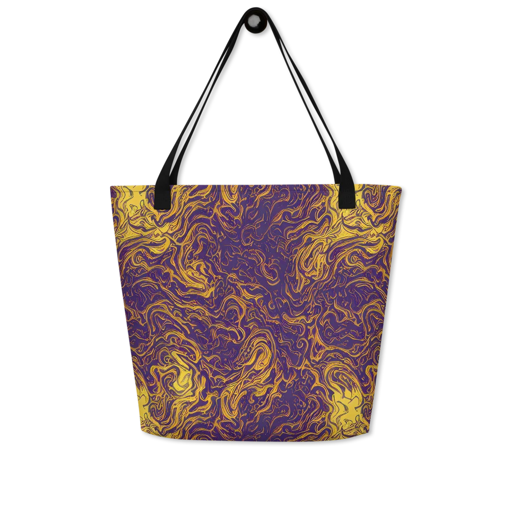 Royal Melt on Large Tote Bag W/ Pocket — Front