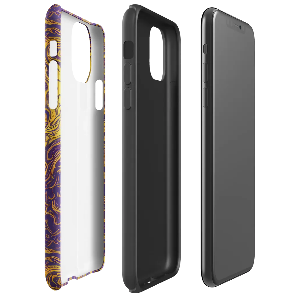 Royal Melt on Tough Case for iPhone® — Right