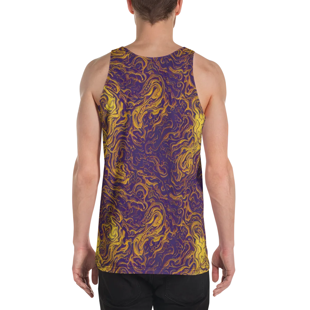Royal Melt on Men's Tank Top — Back