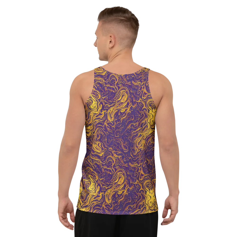 Royal Melt on Men's Tank Top — Back