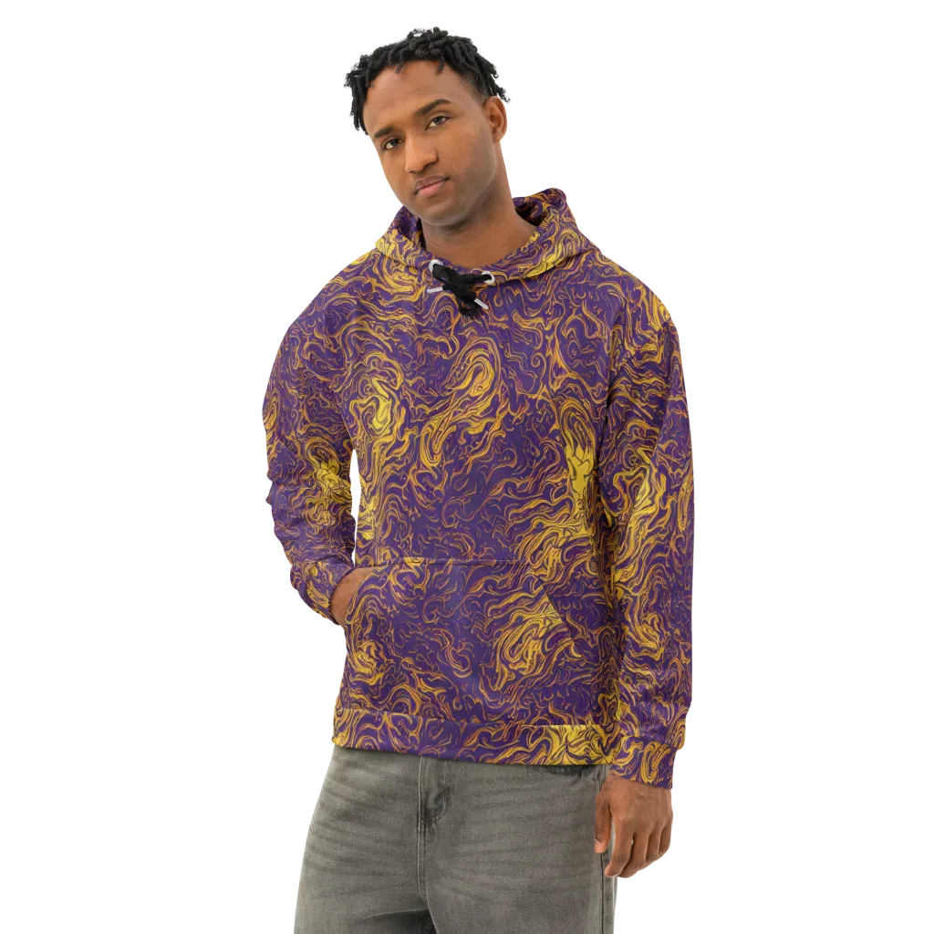 Royal Melt on Cotton Hoodie — Left Front