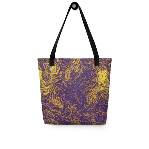 Royal Melt on a Tote Bag