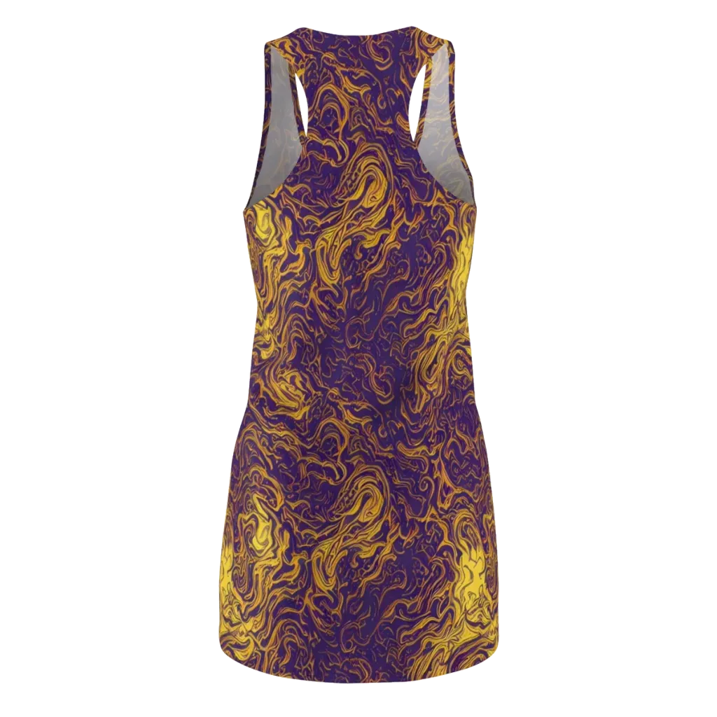 Royal Melt on Racerback Dress — Back