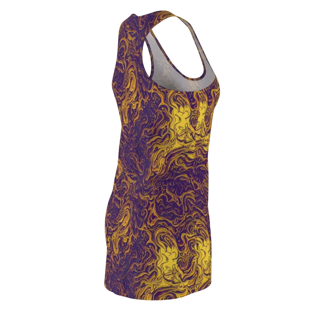 Royal Melt on Racerback Dress — Back Side