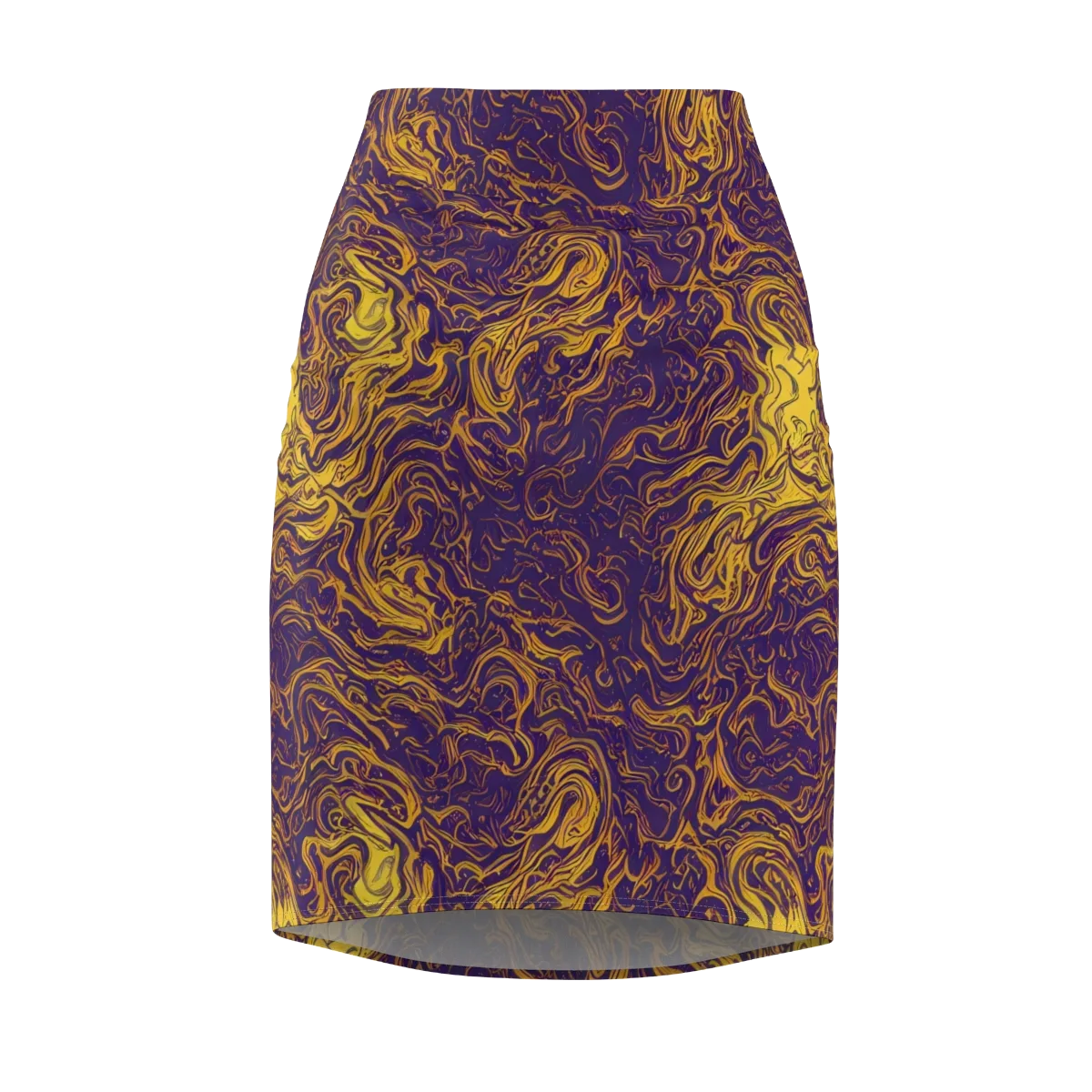 Royal Melt on Pencil Skirt — Front