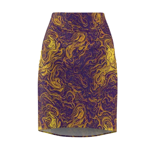 Royal Melt on a Pencil Skirt