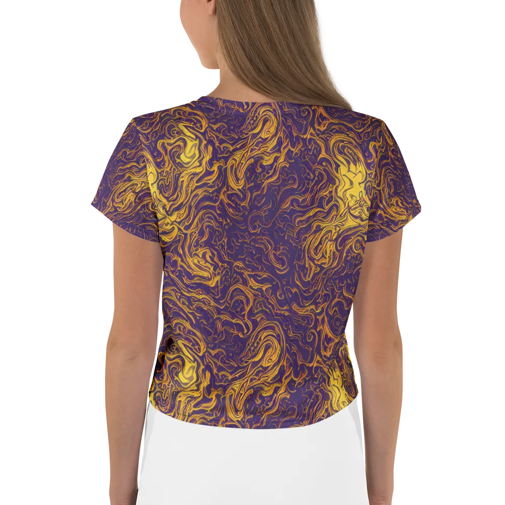 Royal Melt on Crop Tee — Back