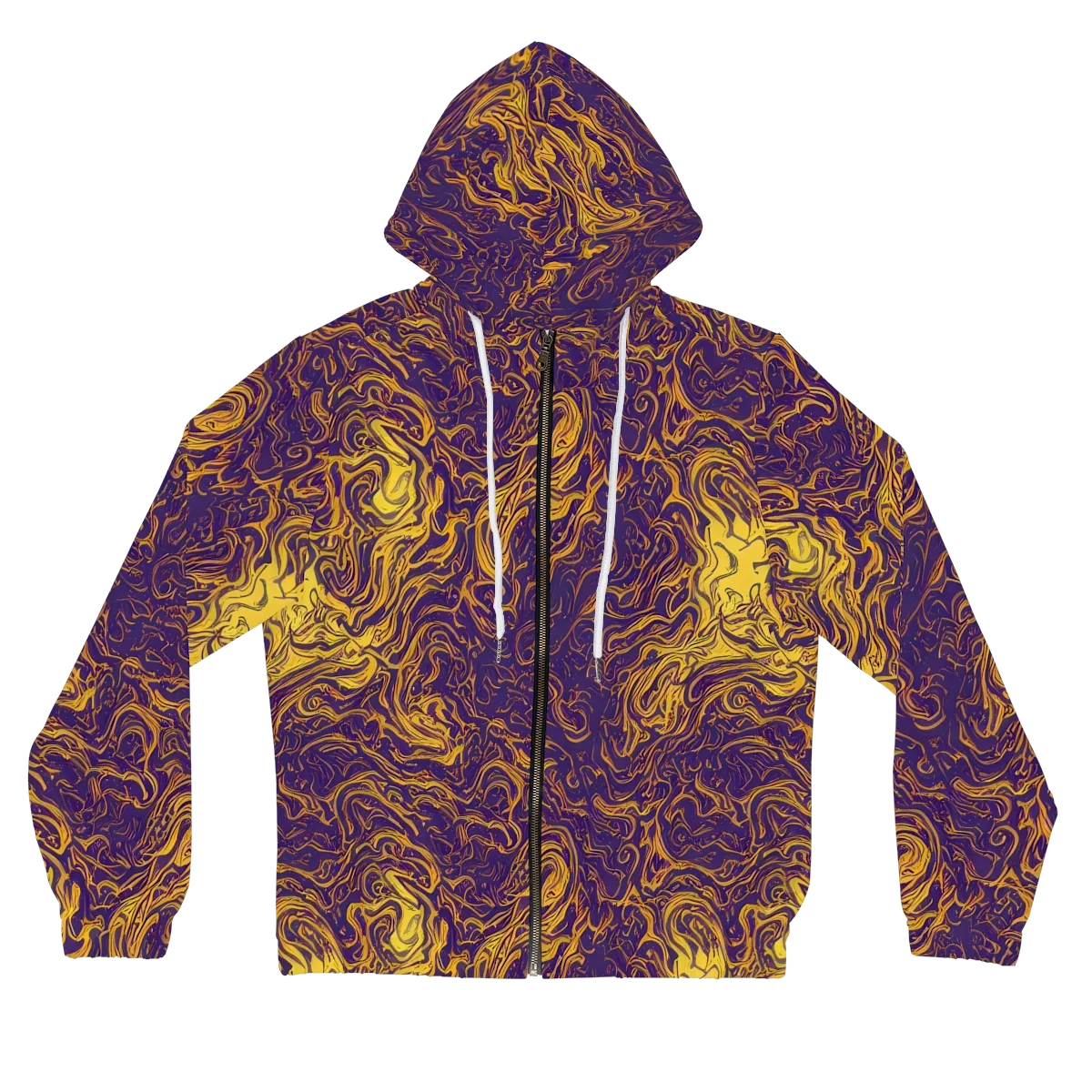 Royal Melt on Women's Full-Zip Hoodie — Front