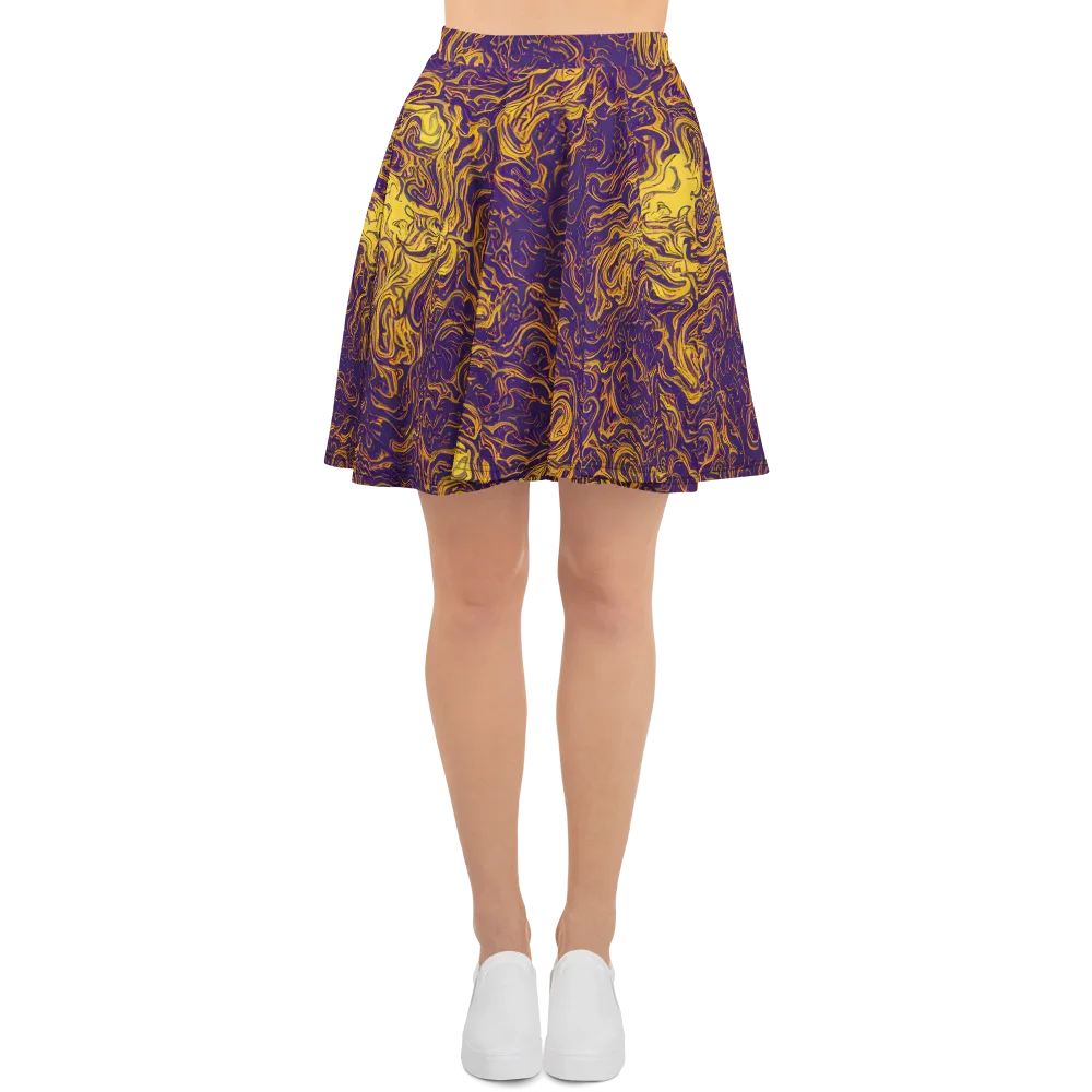 Royal Melt on Skater Skirt — Front