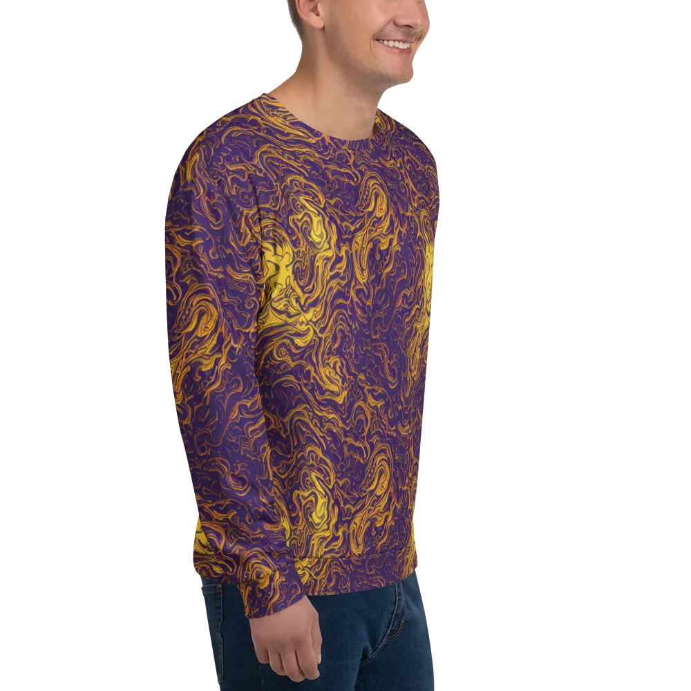 Royal Melt on Sweatshirt — Right Front