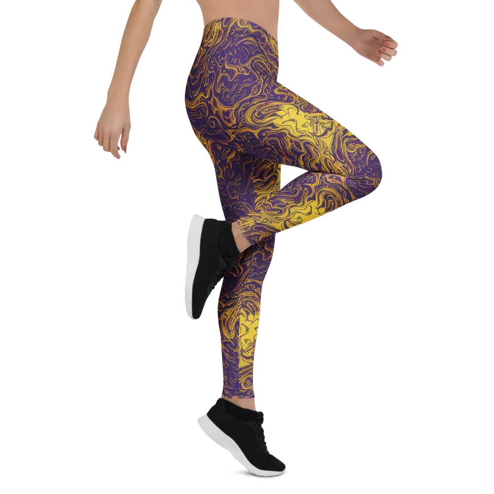Royal Melt on Leggings — Right
