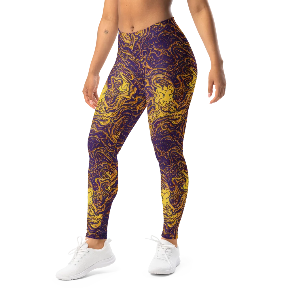 Royal Melt on Leggings — Left Front