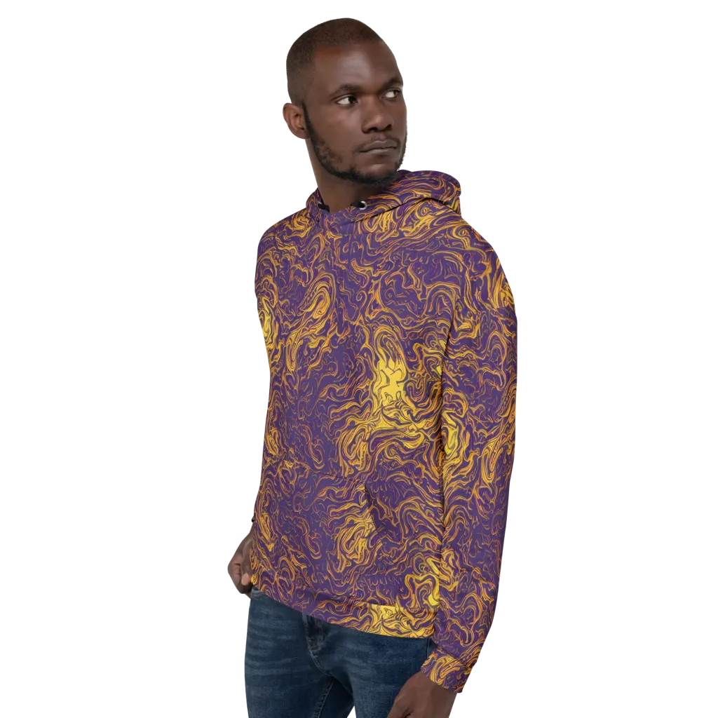 Royal Melt on Hoodie — Left