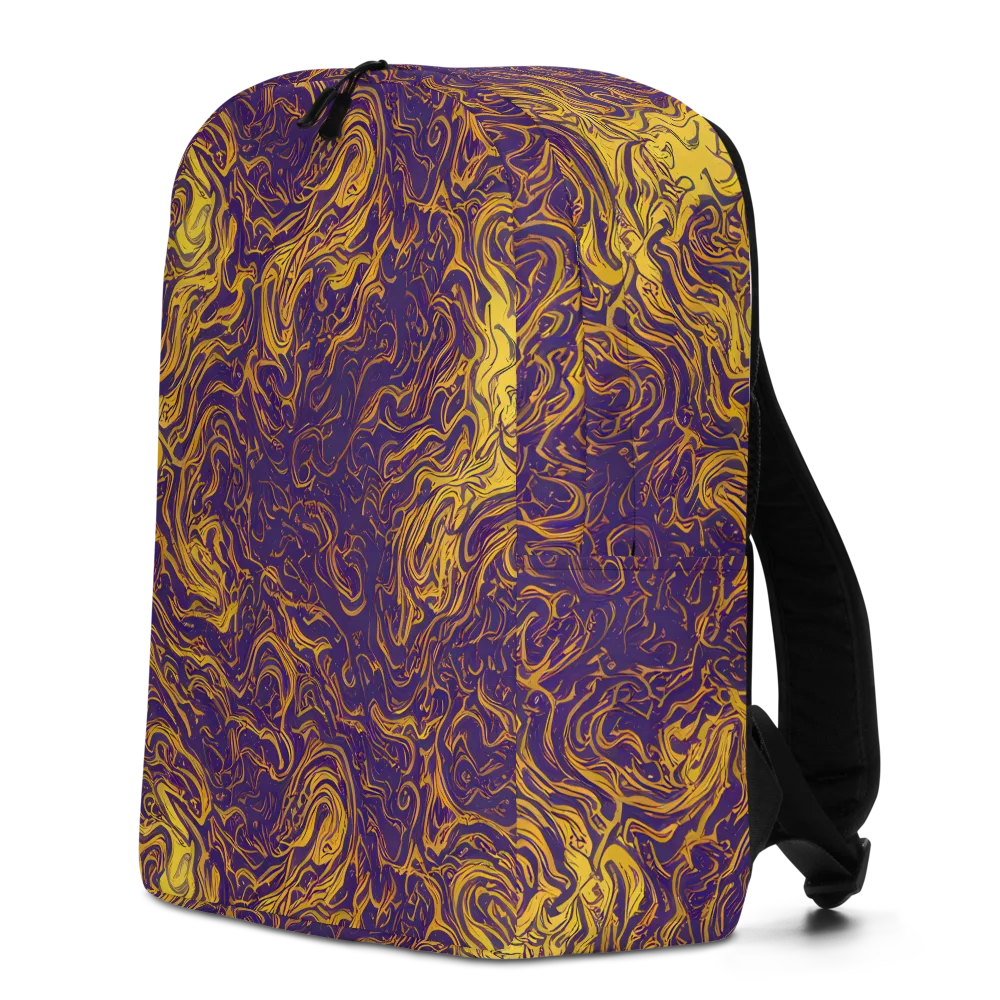 Royal Melt on Minimalist Backpack — Left