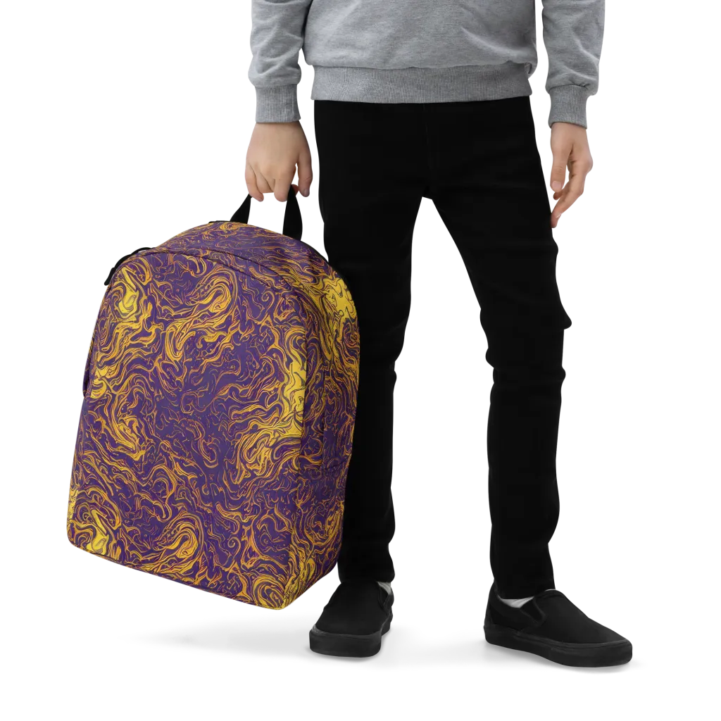 Royal Melt on Minimalist Backpack — Zoomed-in