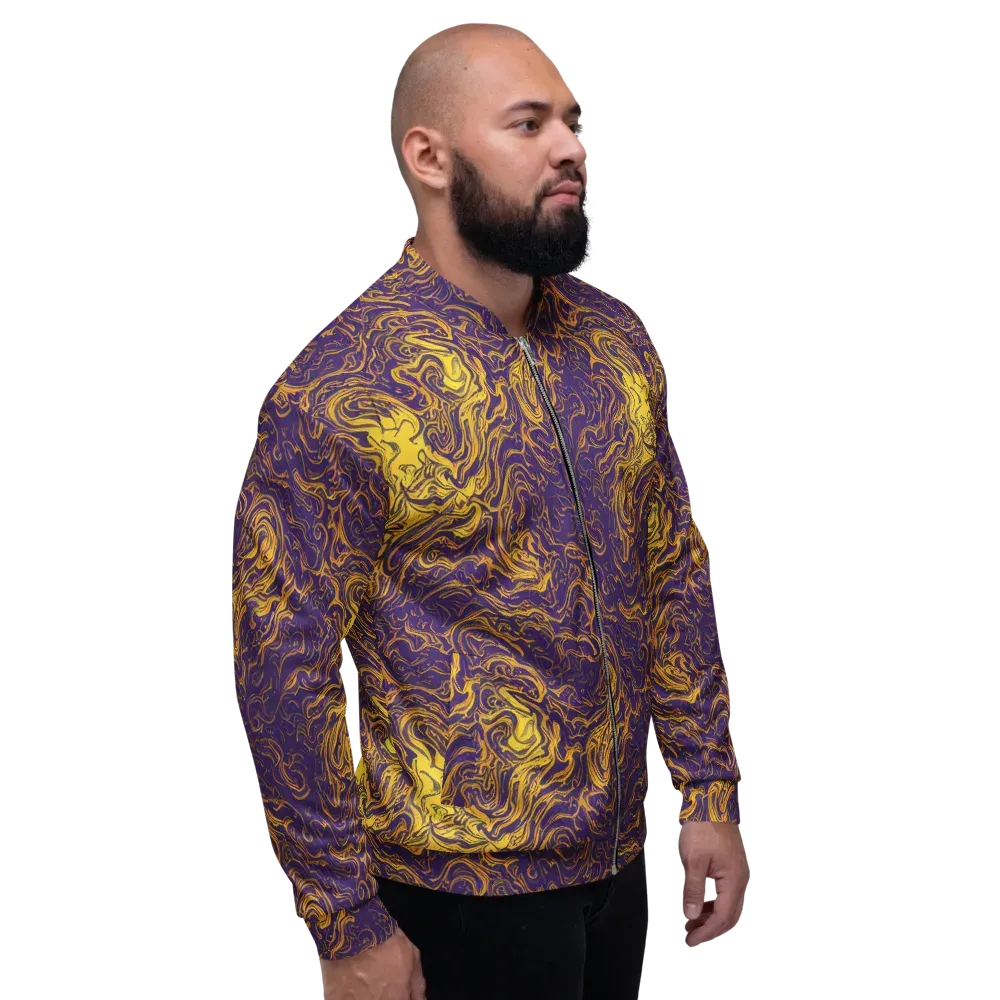 Royal Melt on Bomber Jacket — Right
