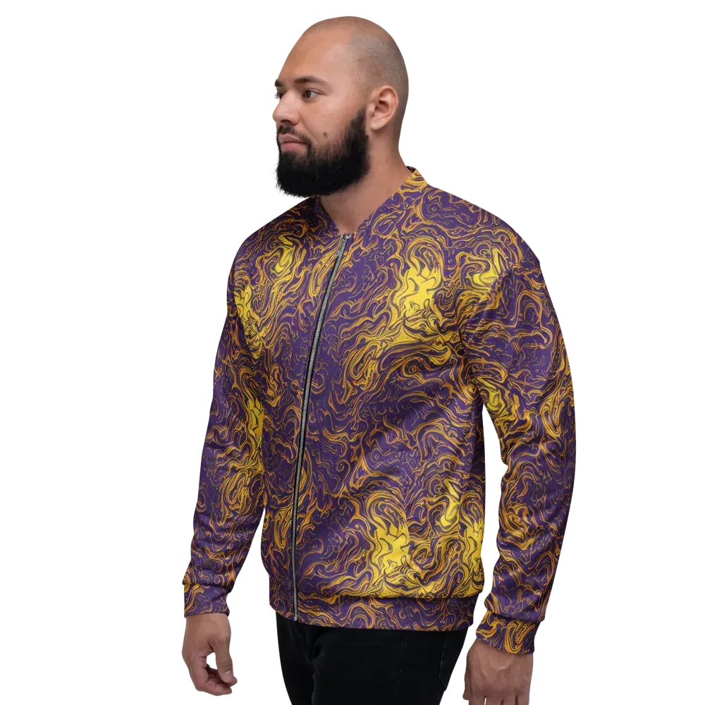 Royal Melt on Bomber Jacket — Left