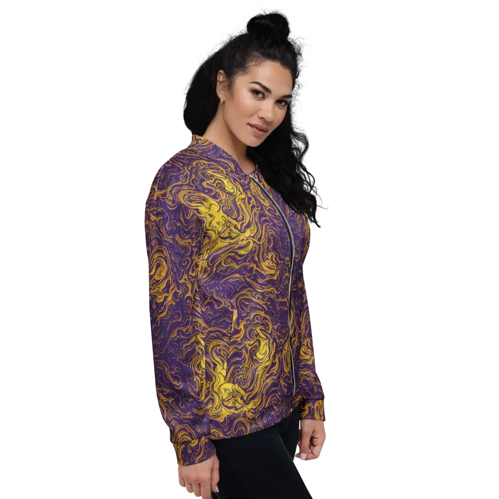 Royal Melt on Bomber Jacket — Right
