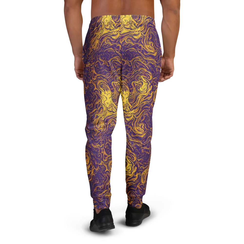 Royal Melt on Men's Joggers — Back