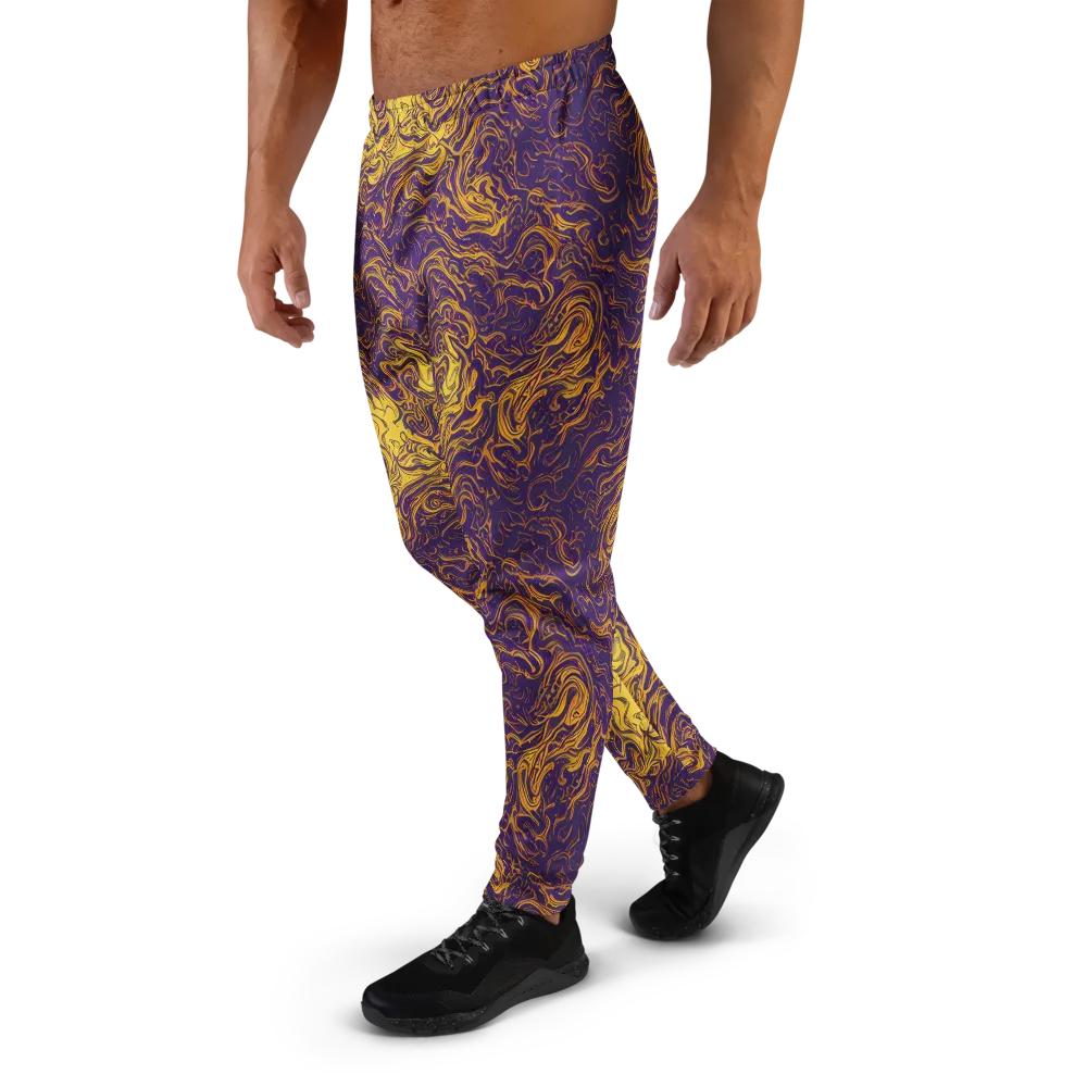 Royal Melt on Men's Joggers — Left