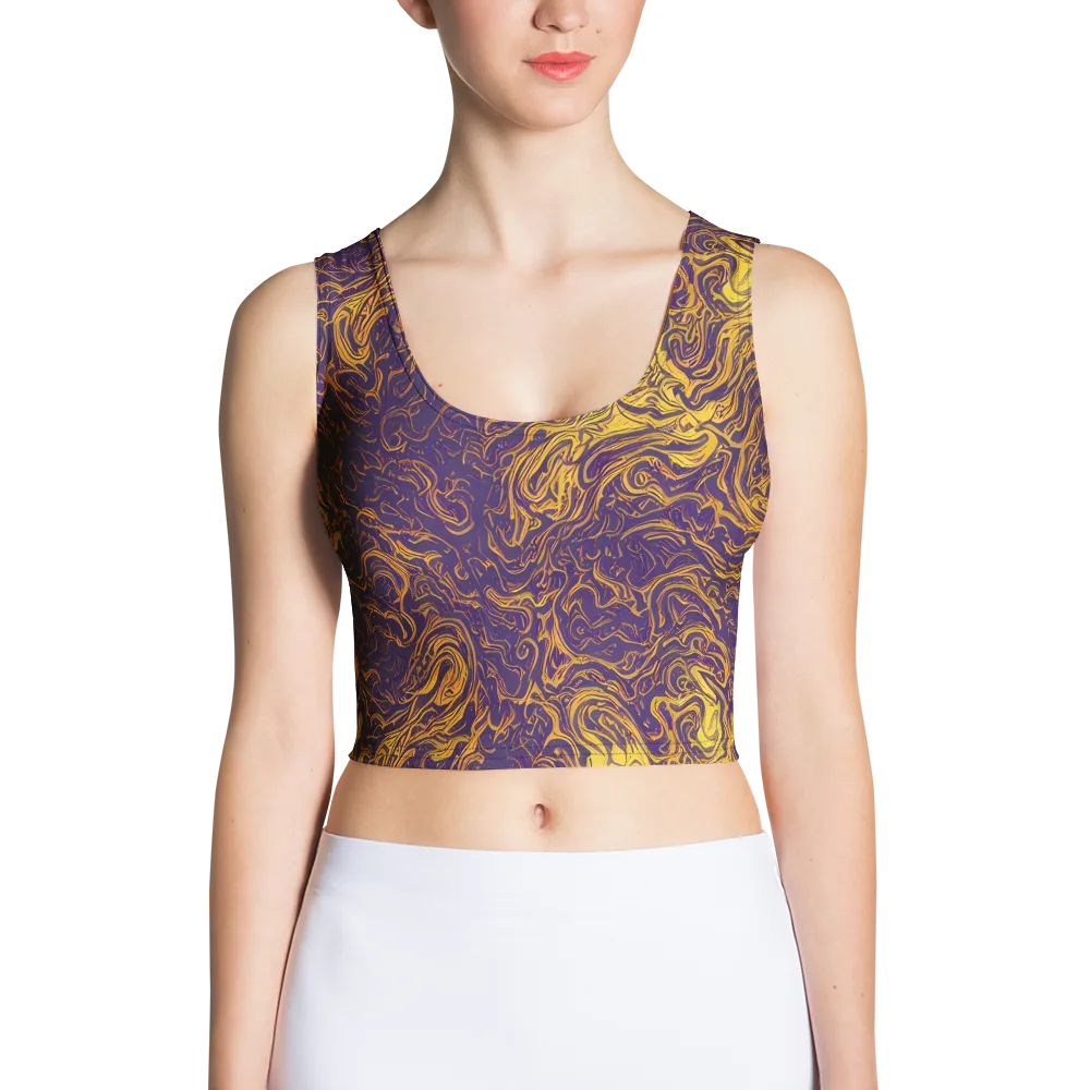 Royal Melt on Crop Top — Front