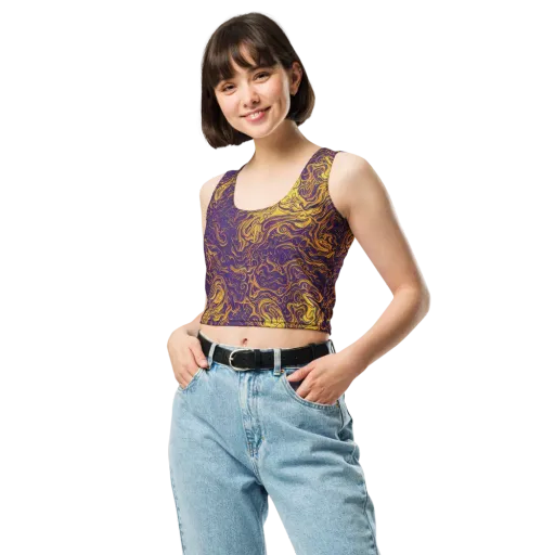 Royal Melt on a Crop Top