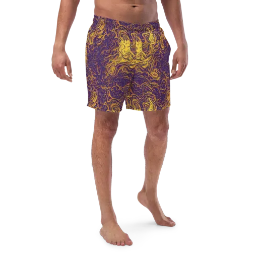 Royal Melt on a Swim Trunks