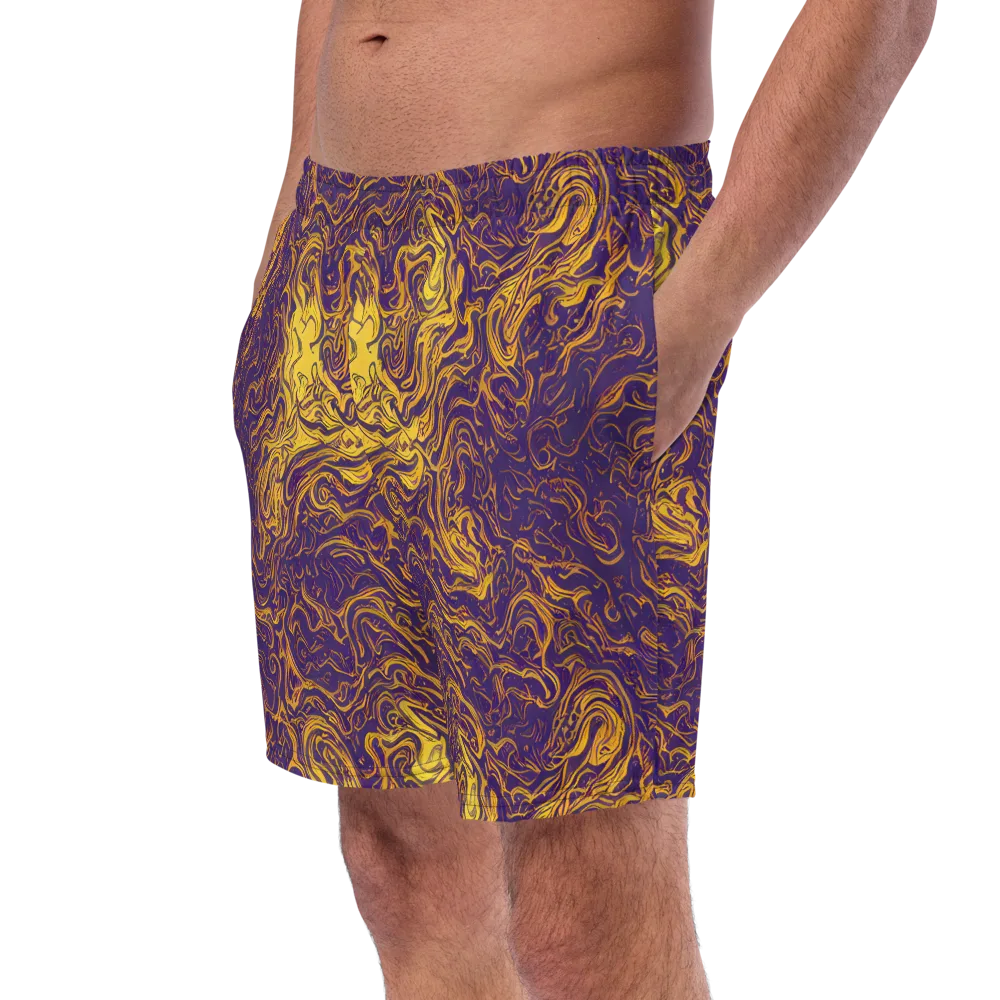 Royal Melt on Swim Trunks — Left Front