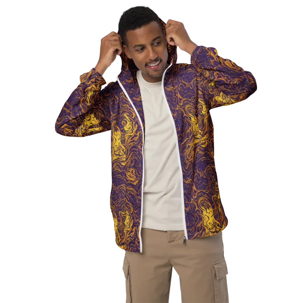 Royal Melt on Men's Windbreaker — Front